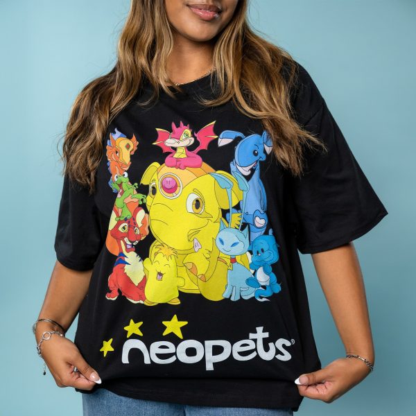 Vintage Neopets Drop Sleeve T-Shirt Sale