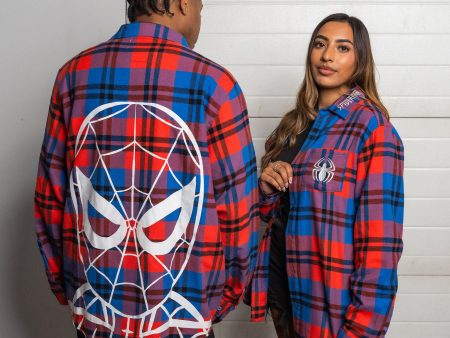 Spider-Man Print Flannel Sale