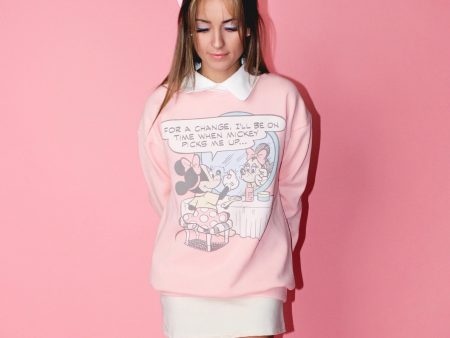 Minnie Comic Collared Crewneck Online