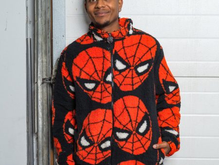 Spider-Man Sherpa Jacket Cheap