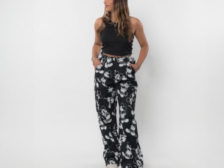 Mickey Wide Leg Pants Discount