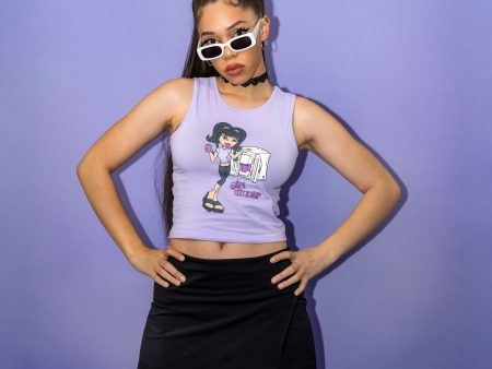 Bratz Girl Dinner Crop Tank Online now