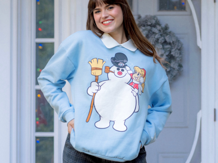 Frosty the Snowman Collared Crewneck Online Hot Sale