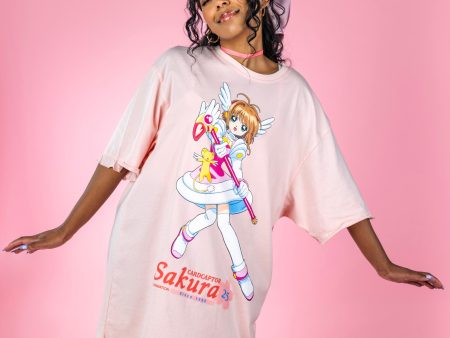 Cardcaptor Sakura Ruffle T-Shirt Dress Fashion