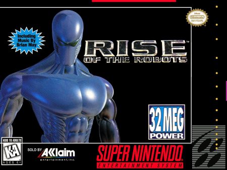 RISE OF THE ROBOTS  - SNES (W BOX & MANUAL) Online Sale