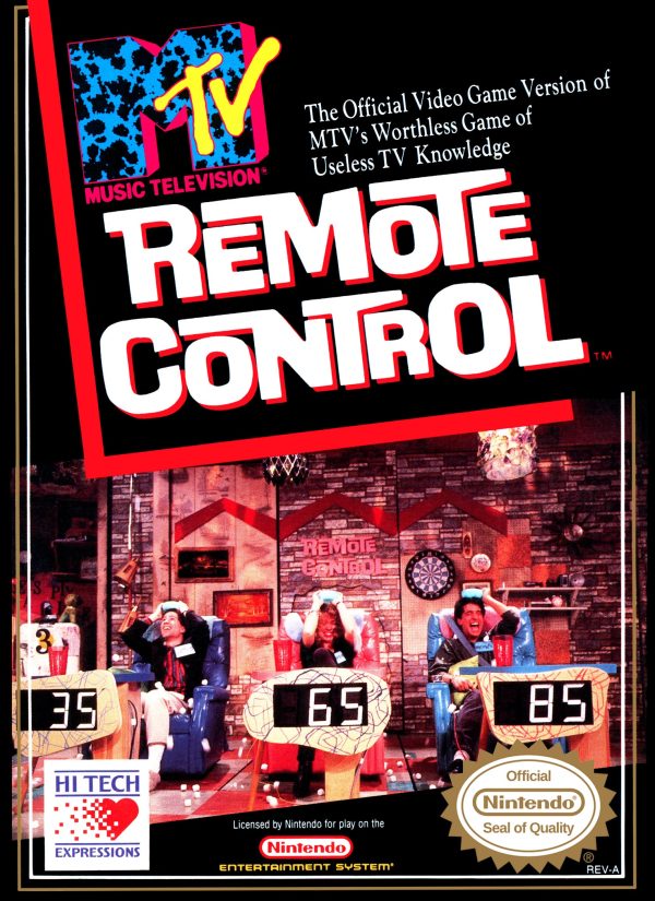 MTV REMOTE CONTROL  - NES (W BOX) on Sale