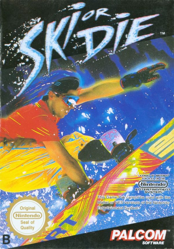 SKI OR DIE  - NES (W BOX & MANUAL) Discount