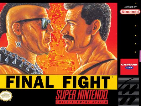 FINAL FIGHT  - SNES (W BOX & MANUAL) Fashion