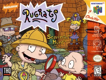 RUGRATS SCAVENGER HUNT  - N64 (W BOX) Cheap