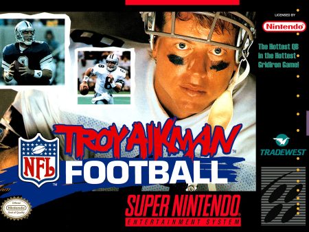 TROY AIKMAN NFL FOOTBALL  - SNES (W BOX & MANUAL) For Discount