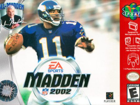 MADDEN NFL 2002  - N64 (W BOX) Online Hot Sale